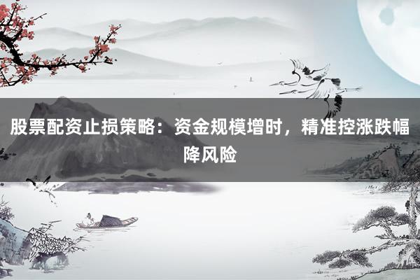股票配资止损策略：资金规模增时，精准控涨跌幅降风险